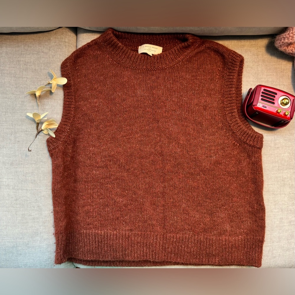 Sezane Samuel Jumper Sienna - Size XS